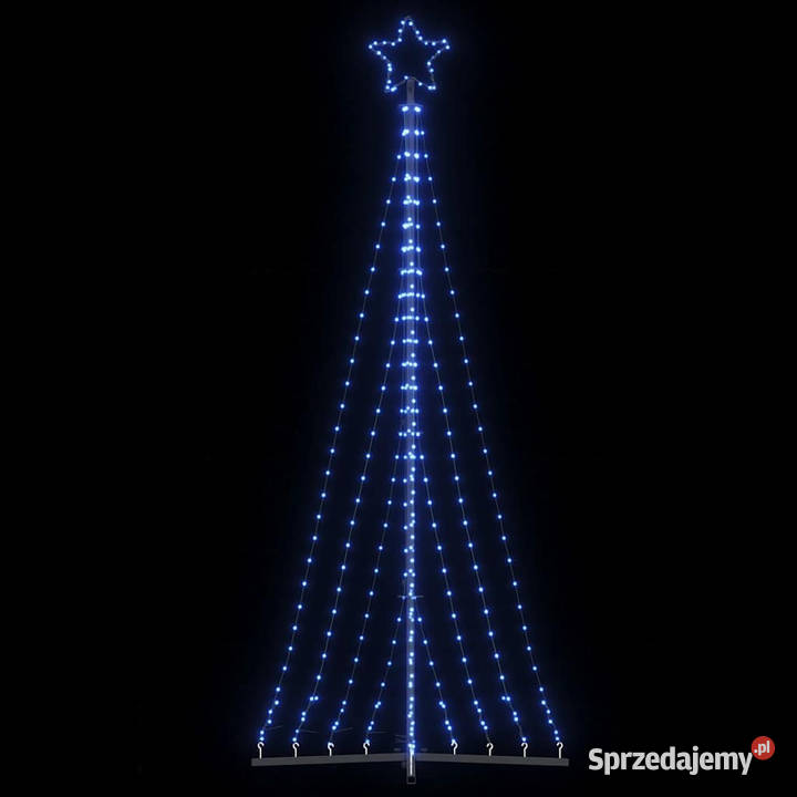 Lampki choinkowe 447 niebieskich LED 249 mazowieckie Warszawa