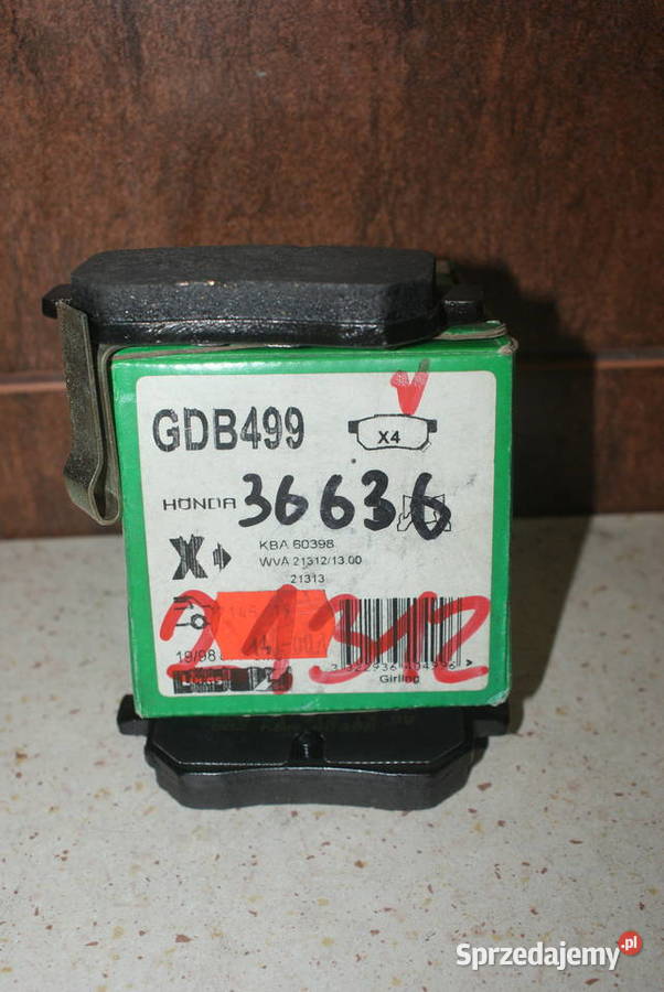 GDB499 TRW KLOCKI HAMULC ROVER 200400 9099 TYŁ mazowieckie Białobrzegi