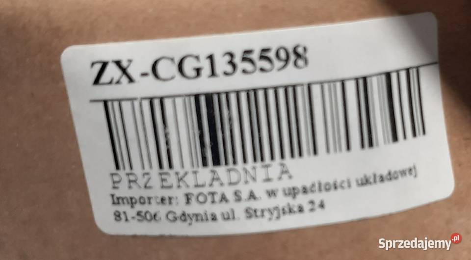 PRZEKŁADNIA PLANETARNA ROZRUSZNIKA CG 135598 Mielęcin sprzedam