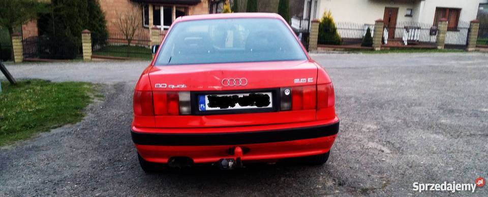 Audi 80 26 v6 Quattro Czerwona strzała Super Dębica