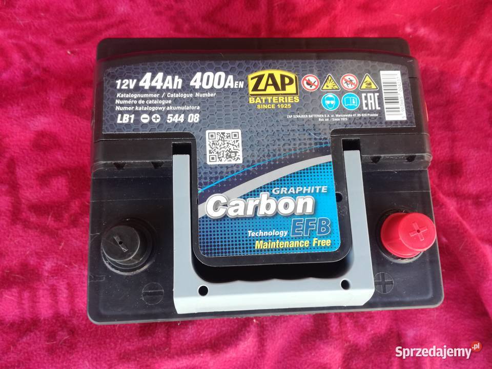 Akumulator ZAP Graphite Carbon EFB 12V 44Ah Układ elektryczny Łuków