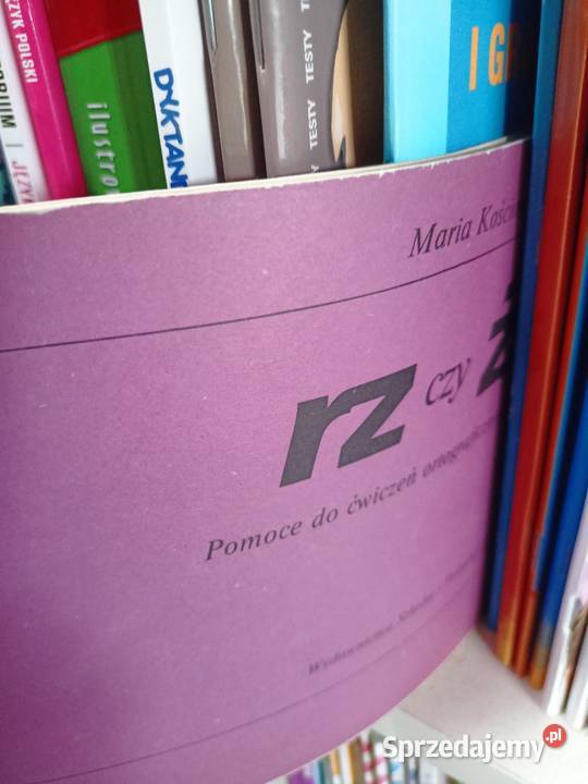 Ćwiczenia ortograficzne rz ż książki Trójmiasto Podręczniki pomorskie