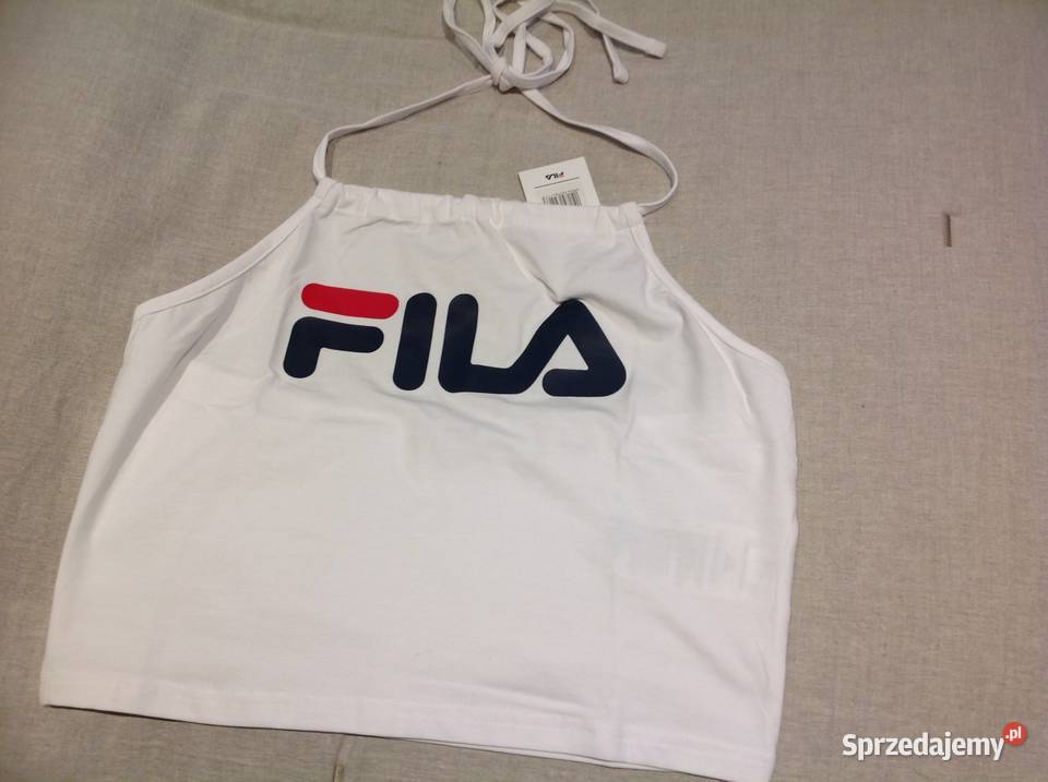 Top Biały Damski FILA M NOWY Rozmiar 38(M) Nowa Sól