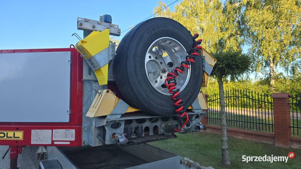 DOLL 3osie skretne niskopodwozie laweta naczepa Galomin sprzedam