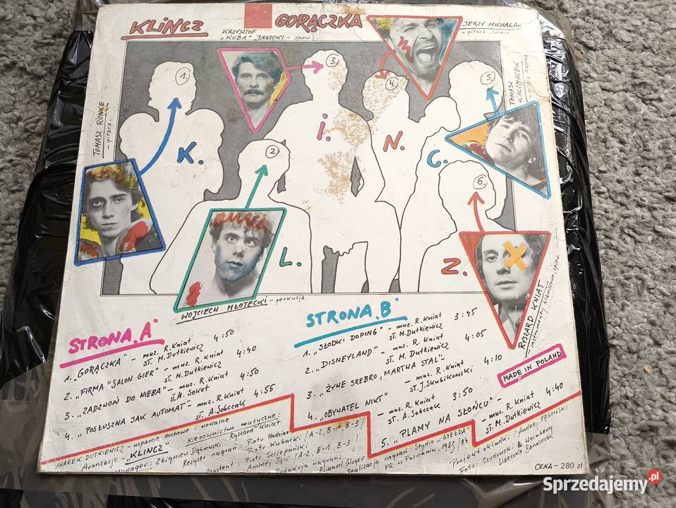 Klincz Gorączka vinil 1985 Gliwice sprzedam