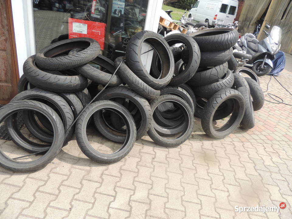 opony motocyklowe ponad 120 sztuk calosc Opony, koła, felgi Włocławek