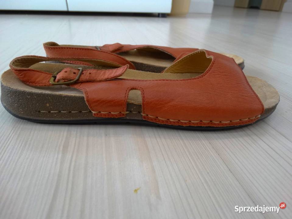 Buty Sandały Skórzane Skóra Naturalna Barefoot