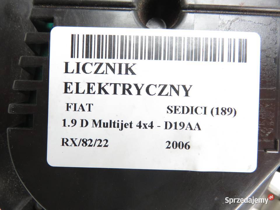 LICZNIK FIAT SEDICI 19 D 3411079J50 Liczniki i zegary
