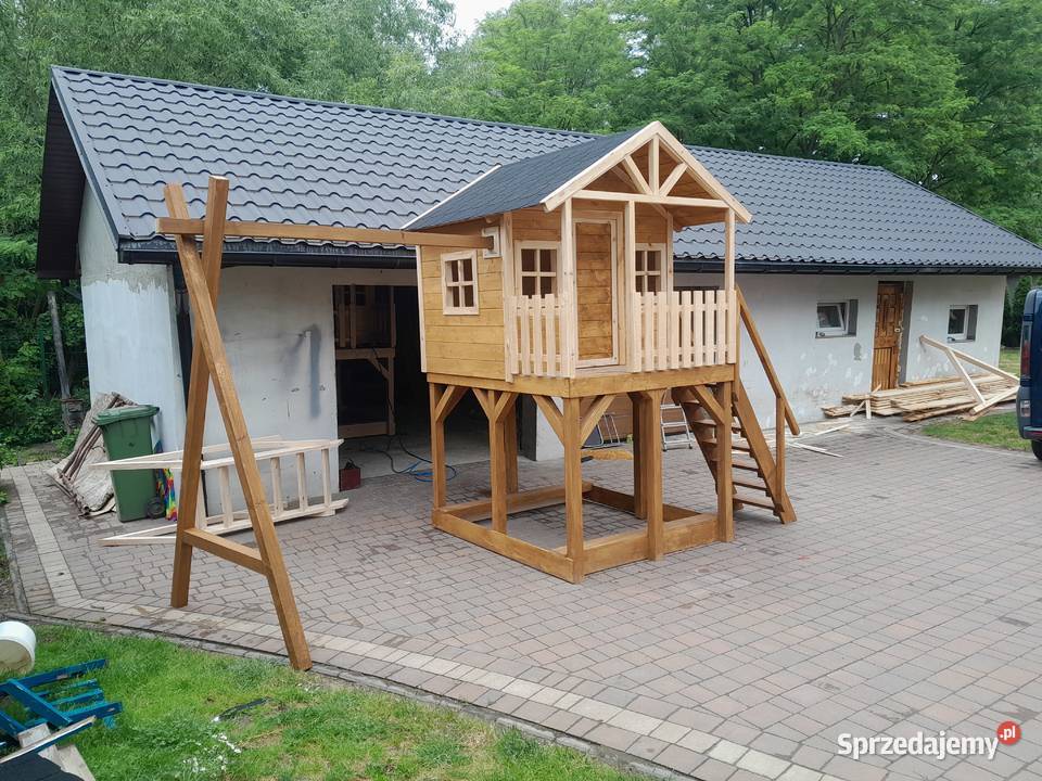 Domek drewniany plac zabaw Dębica