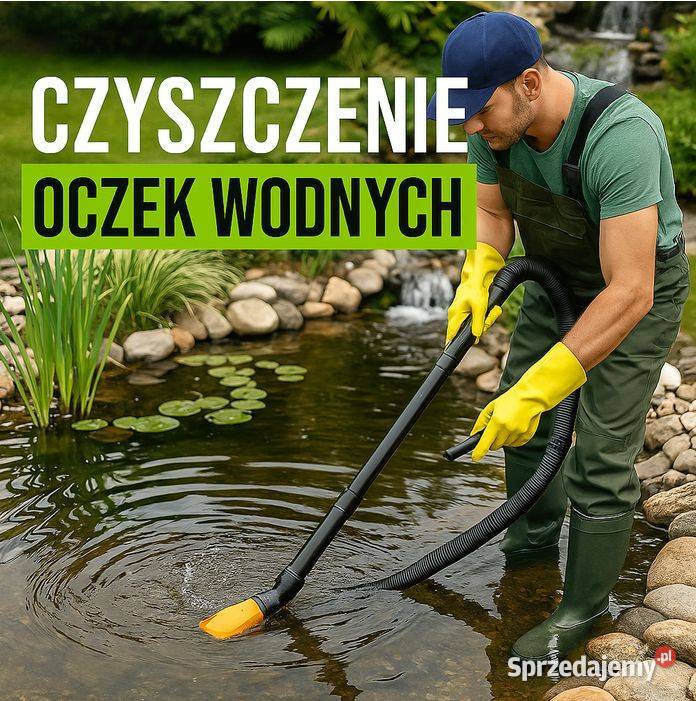 Czyszczenie oczek wodnych stawów ogrodowych Wrocław