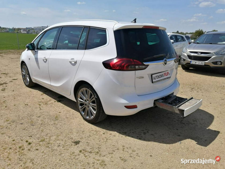 Opel Zafira 20 165 7 osobowy bagażnik na rowery lakier metallic dolnośląskie Strzegom