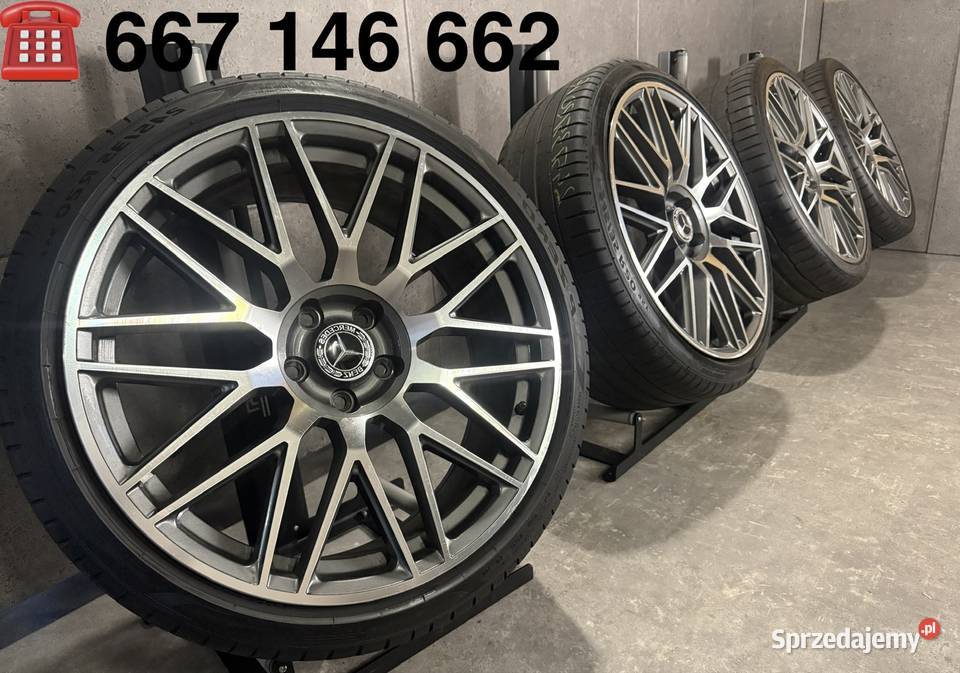 20 Mercedes w213 felgi koła alusy komplet z Lubasz