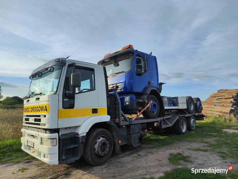Iveco eurotech laweta pomoc drogowa półautomatyczna Nida