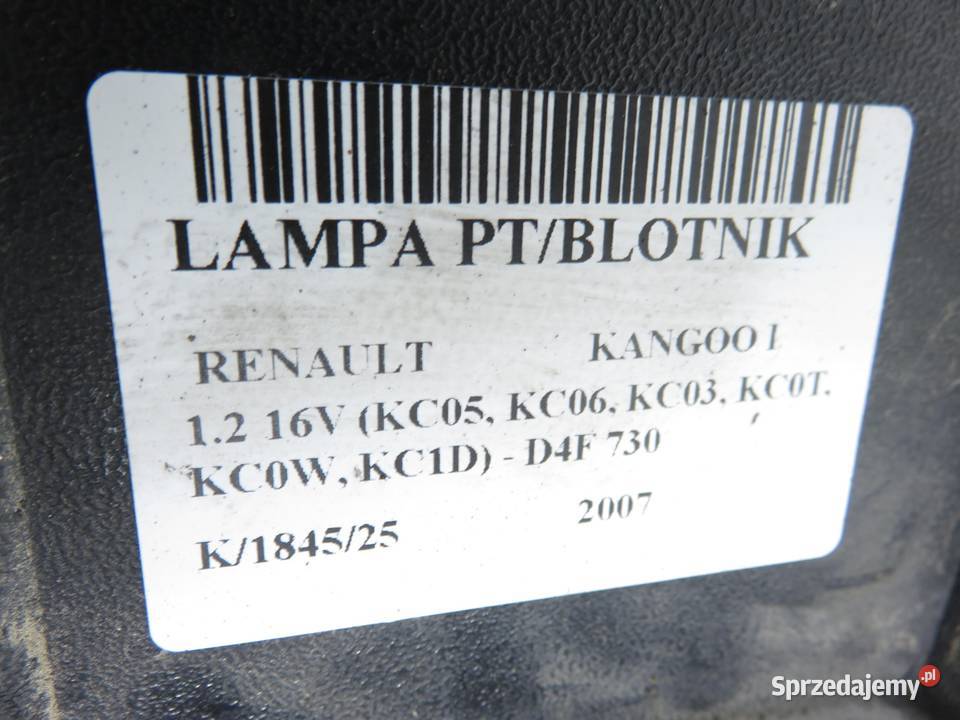 LAMPA PRAWA TYLNA RENAULT KANGOO I LIFT małopolskie