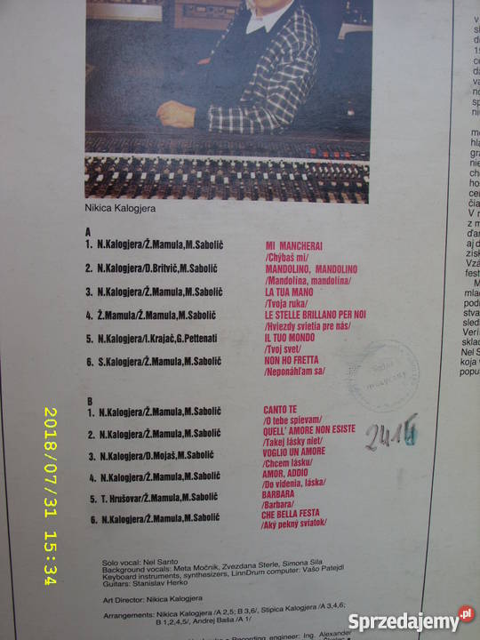 Pop LP NEL SANTOCANTO TE dolnośląskie Wołów
