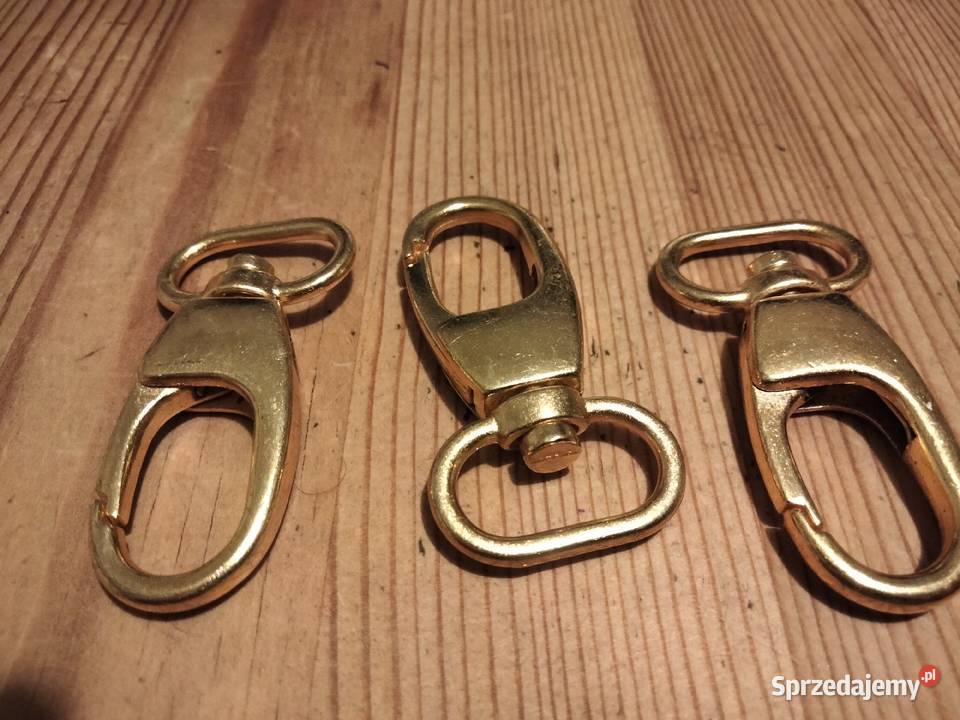 Karabińczyk obrotowy kolor złoty wielkopolskie Ostrów Wielkopolski