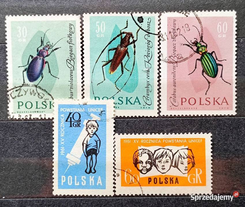 L Znaczki polskie 1961 IV kwartał łódzkie