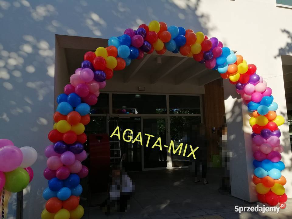 brama balonowa dekoracje balonowe