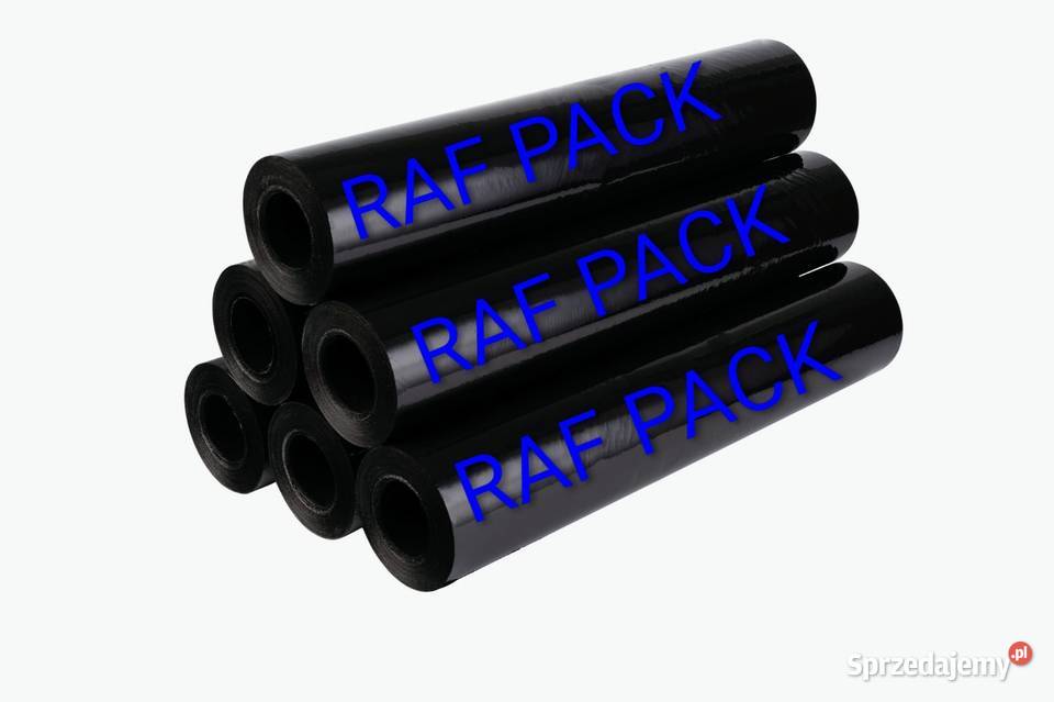 Folia stretch beztubowa 22 czarna Nowość łódzkie Radomsko