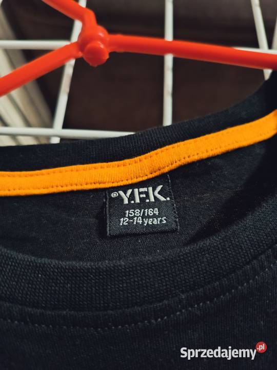 Bluzka Chłopięca Długi Rękaw Czarna Bawełna Rozmiar 158 Dla Dziecka Suwałki