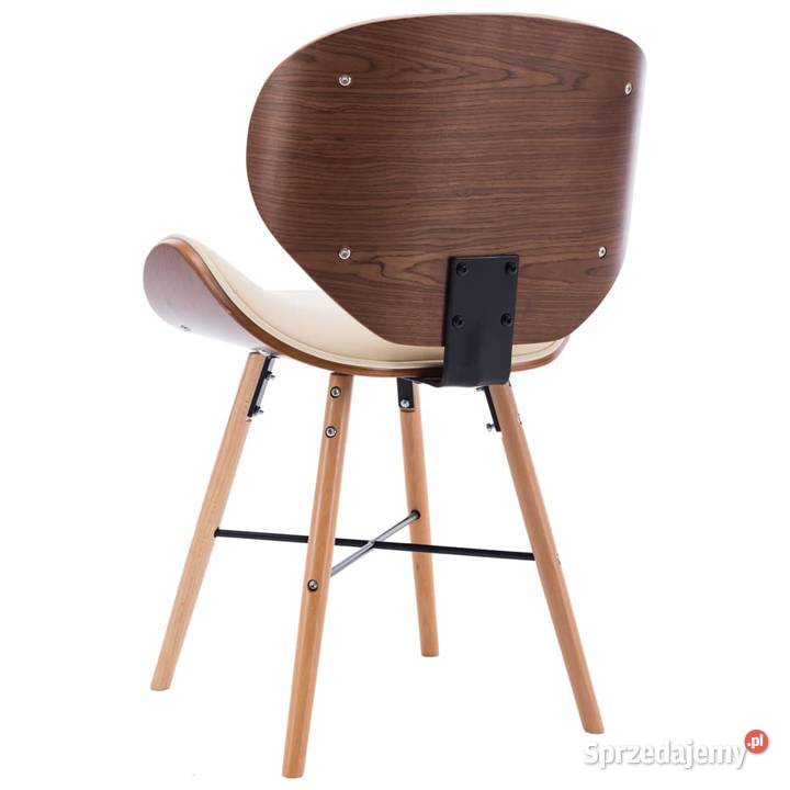 vidaXL Krzesła jadalniane 2 ekoskóra i gięte Warszawa