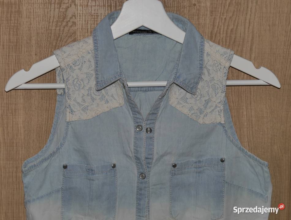 Atmosphere bluzeczka cieniowana koronka 34 XS Moda i Styl dolnośląskie