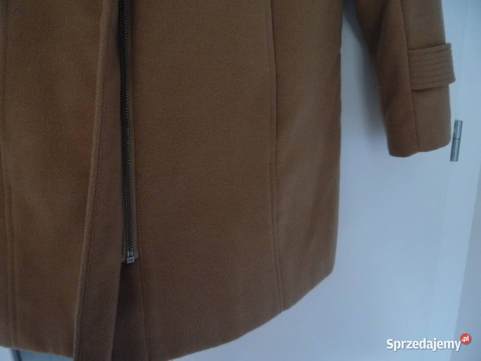 Orsay 38M Długa Kurtka beżowa camel jesienna Szczecin