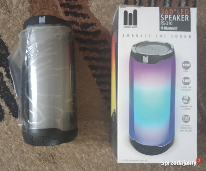 Głośnik Led 360 Roseland Nowy sprzedam