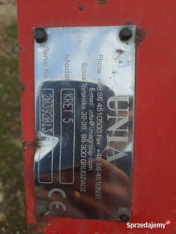 Głębosz UNIA KRET 5 łap Agregaty Wólka Proszewska