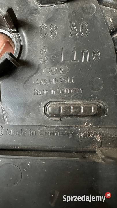 AUDI A6 C8 SLINE KRATKA ZDERZAKA LEWA 4K0919267C Gorzów Wielkopolski sprzedam