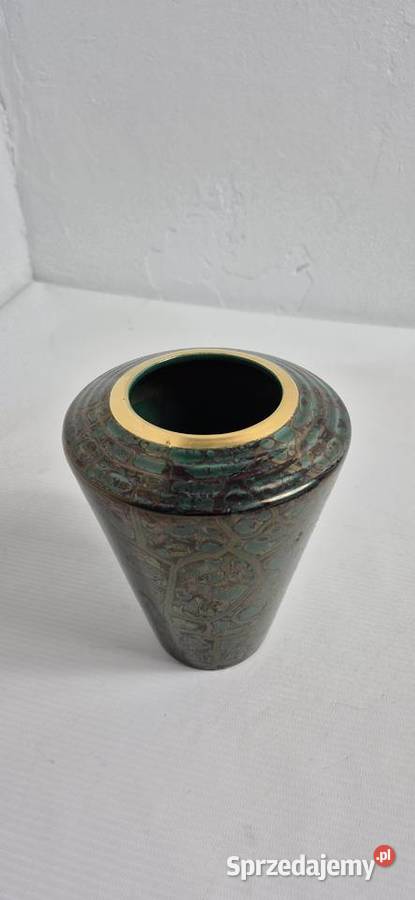 Designerski Wazon Ceramiczny Vintage MidCentury Biłgoraj