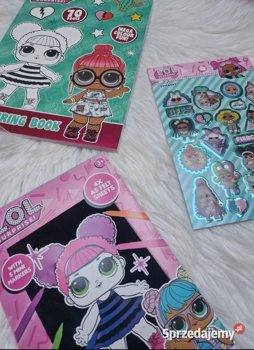 Nowe Kolorowanka naklejki i wydrapywanka LOL zachodniopomorskie Kobylanka