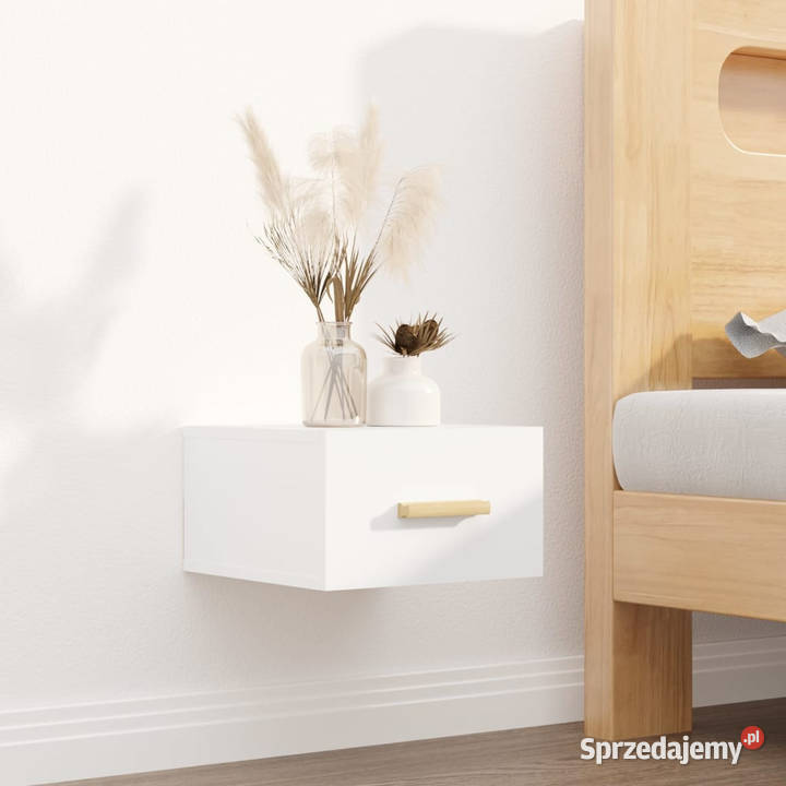 Wiszące szafki nocne 2 białe 35x35x20 WM812835 Nocne Warszawa sprzedam