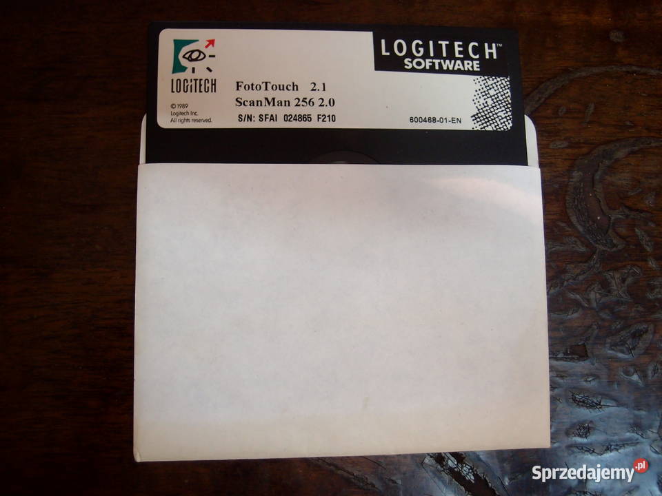 pocztówki PRL dyskietka komputerowa 525 Logitech Łódź