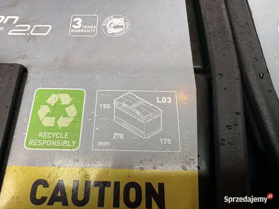 100 sprawny akumulator Centra Futura CA770 77Ah osobowe Warszawa sprzedam