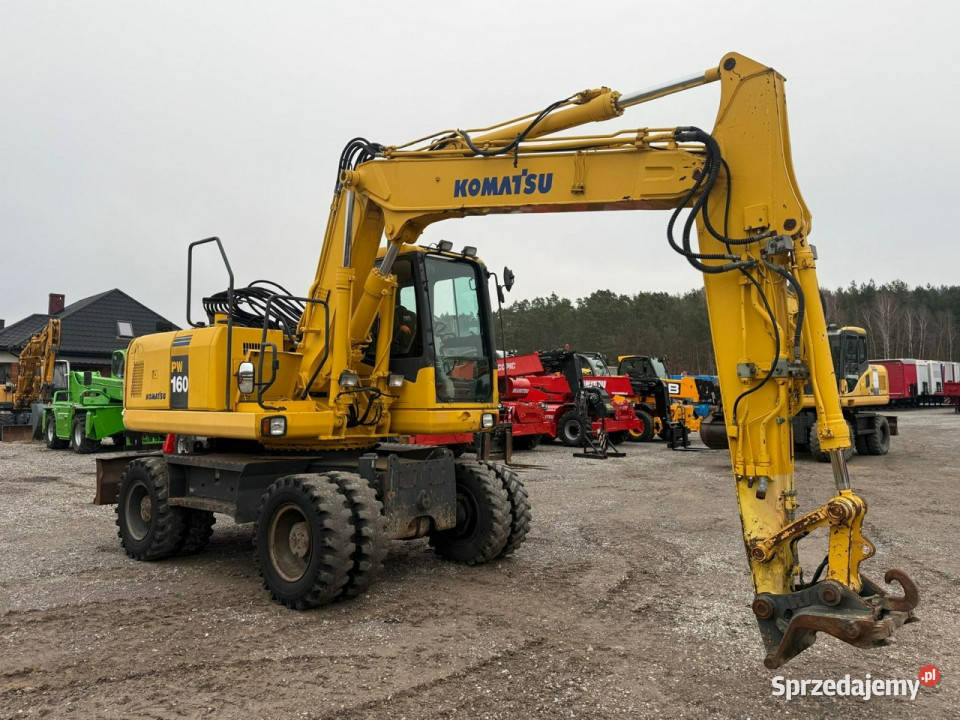 kołowa Komatsu PW1607H Szybko Złącze Sprawna Widełki