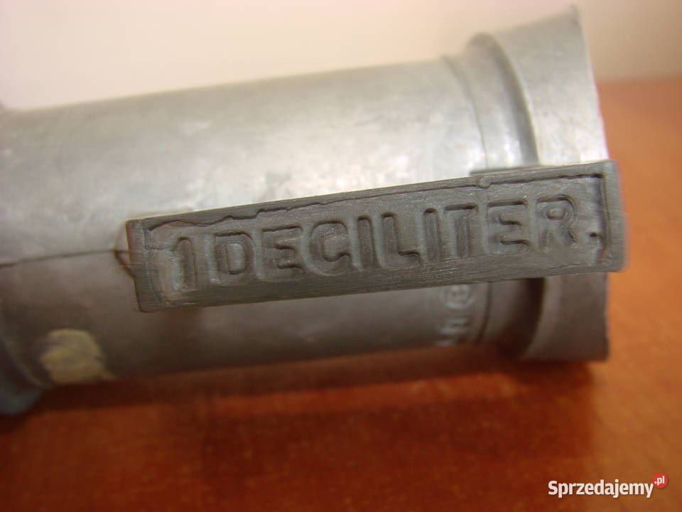 mały cynowy dzbanek pomorskie Pruszcz Gdański