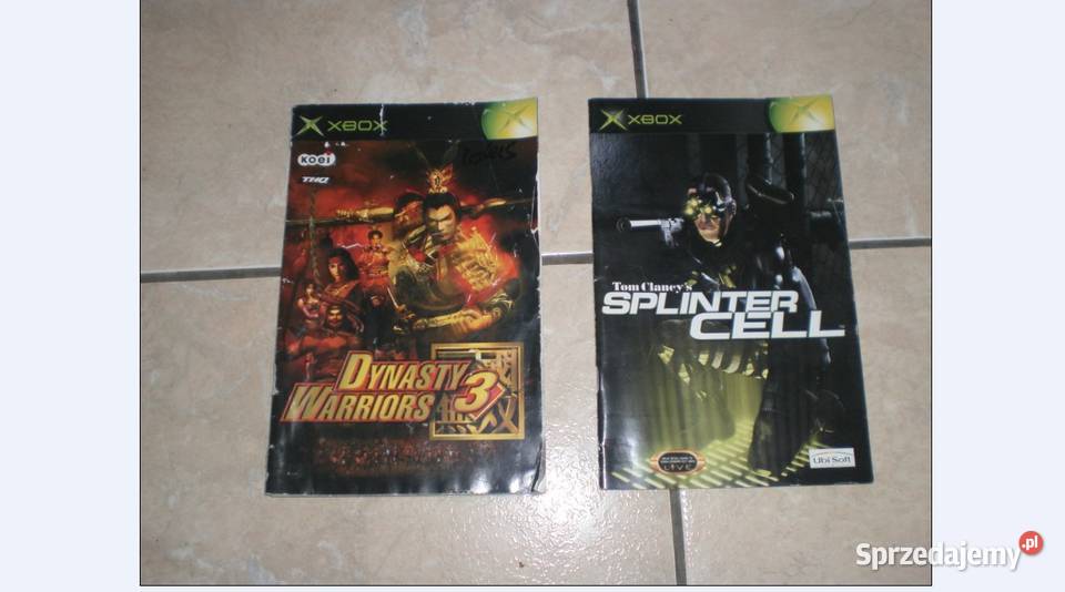 książeczki z gier XBOX CLASSIC małopolskie Olkusz