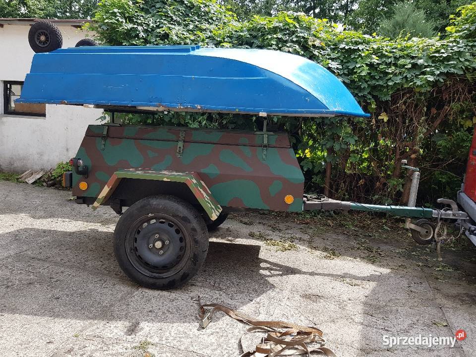 Zestaw wędkarzaŁódkałódź i zarejprzyczepa Sam