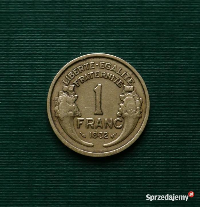 FRANCJA 1 frank 1932r Gliwice