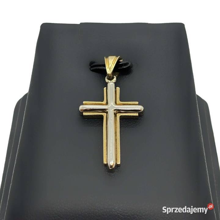Złota Zawieszka Próby 585 277g Krzyż Krzyżyk Elbląg