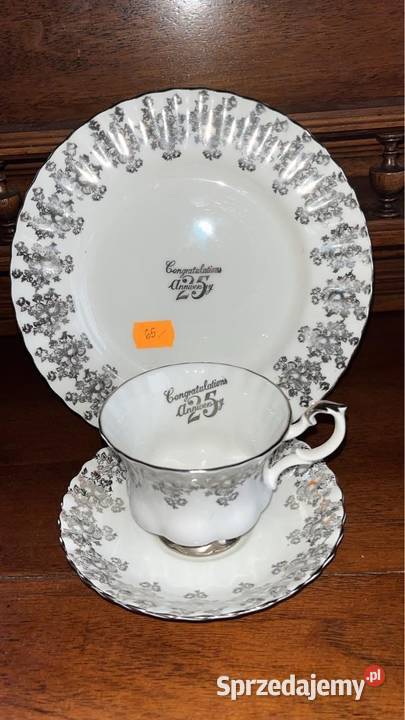 Cukiernica Royal Albert Silver Anniversary pomorskie Gdańsk