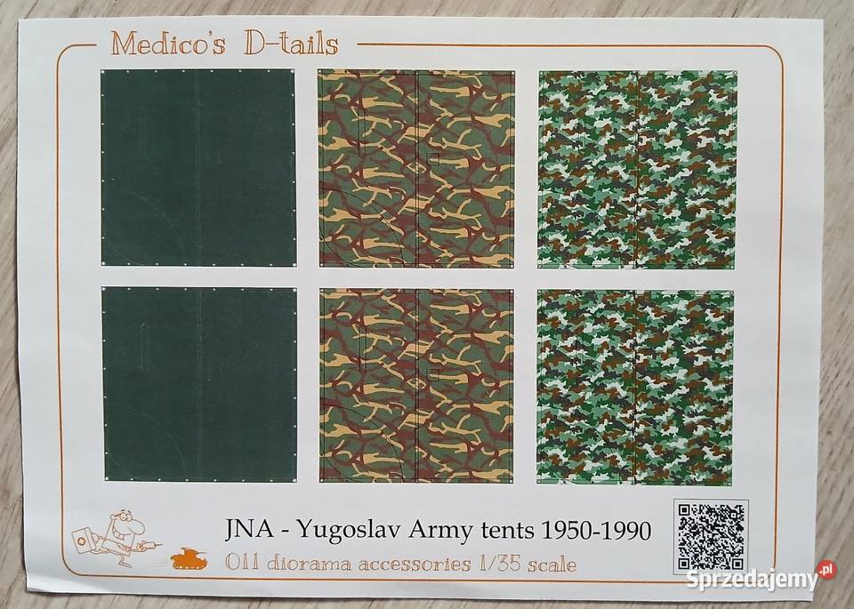 Namioty Medicos Dtails 011 JNA Yugoslav Army Lubartów sprzedam