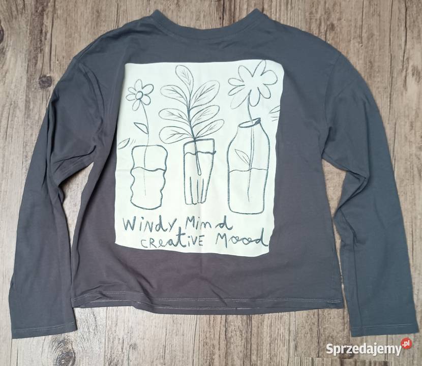 Bluza szara Zara 152 Rozmiar 152 Zbylitowska Góra
