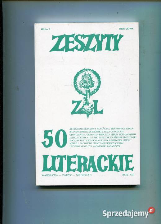 Zeszyty Literackie 50 XIII zachodniopomorskie Szczecin