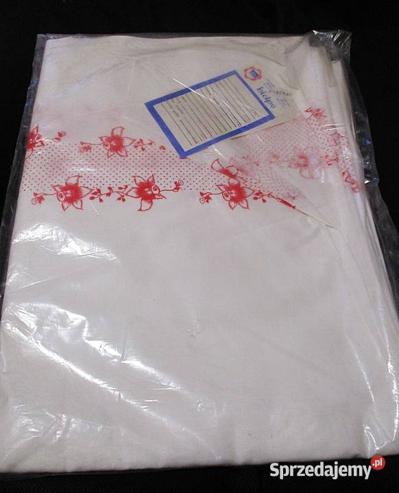 Prześcieradło Bawełna 140210 Nowe PRL 1987 r mazowieckie Nieporęt