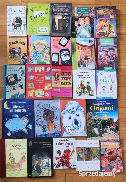 Zestaw 24 książek dzieci i młodzieży mazowieckie Warszawa