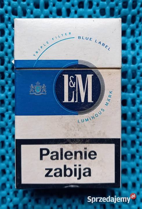 Paczka kolekcjonerska papierosów marki LM Małkinia Górna sprzedam