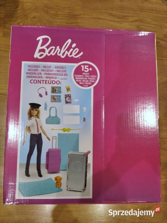 NAJTANIEJ Wymarzony Samolot Barbie Lalka Pilot Papier