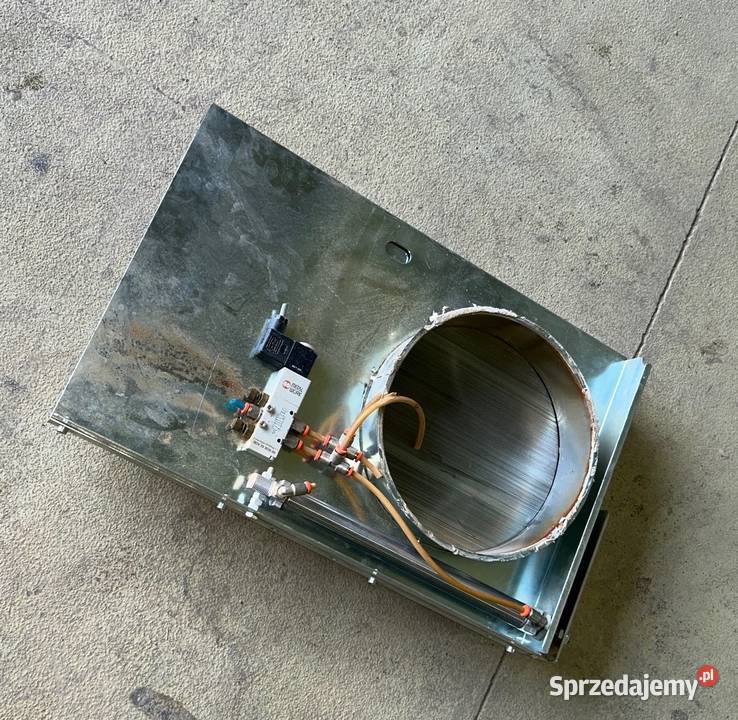 Zasuwa elektro pneumatyczna  ocynkowana Wadowice